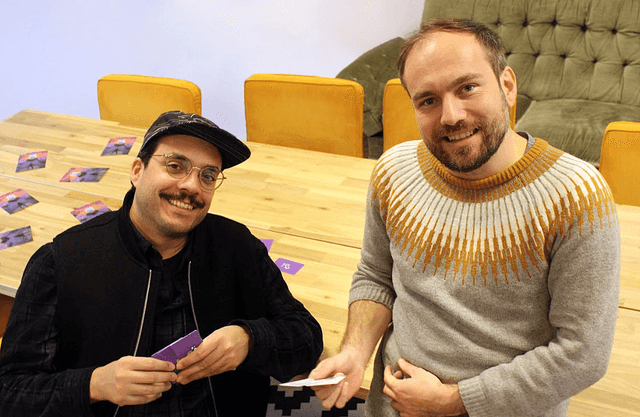 Our two co-founders, Riad and Daniel