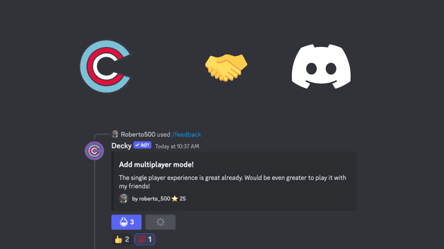 Codecks likes Discord
