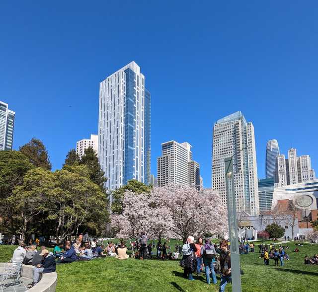 Yerba Buena Gardens during GDC