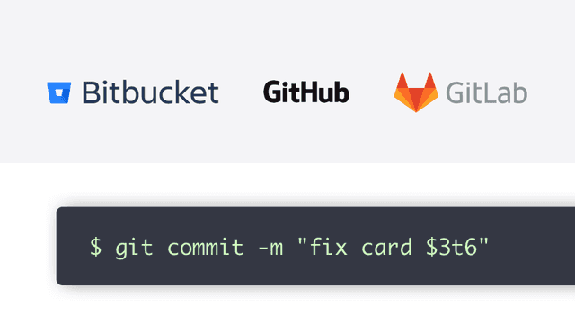 Screenshot of Github