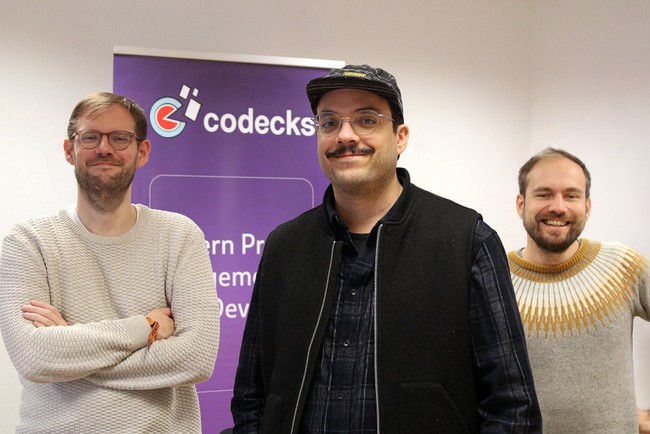 Our team, Gonçalo, Riad and Daniel